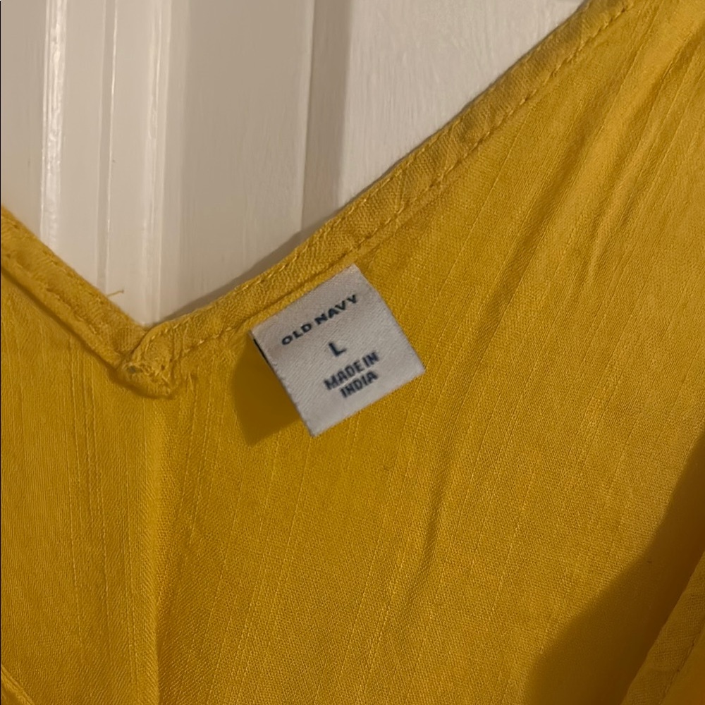 Old Navy Mustard Yellow Tank Top - Picture 2 of 3